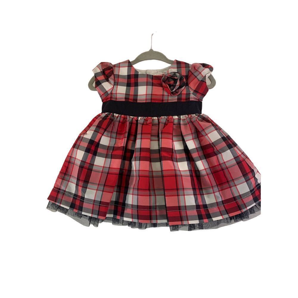 CARTER’S Infant Classic Holiday Plaid Dress / Size: 3 Months